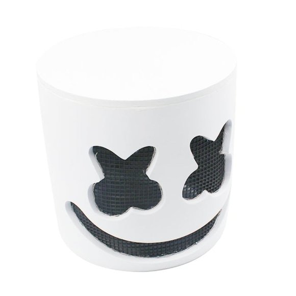 Light Weight Eva Foam DJ Marshmellow LED Halloween Helmet Mask + Batteries - Picture 7 of 7